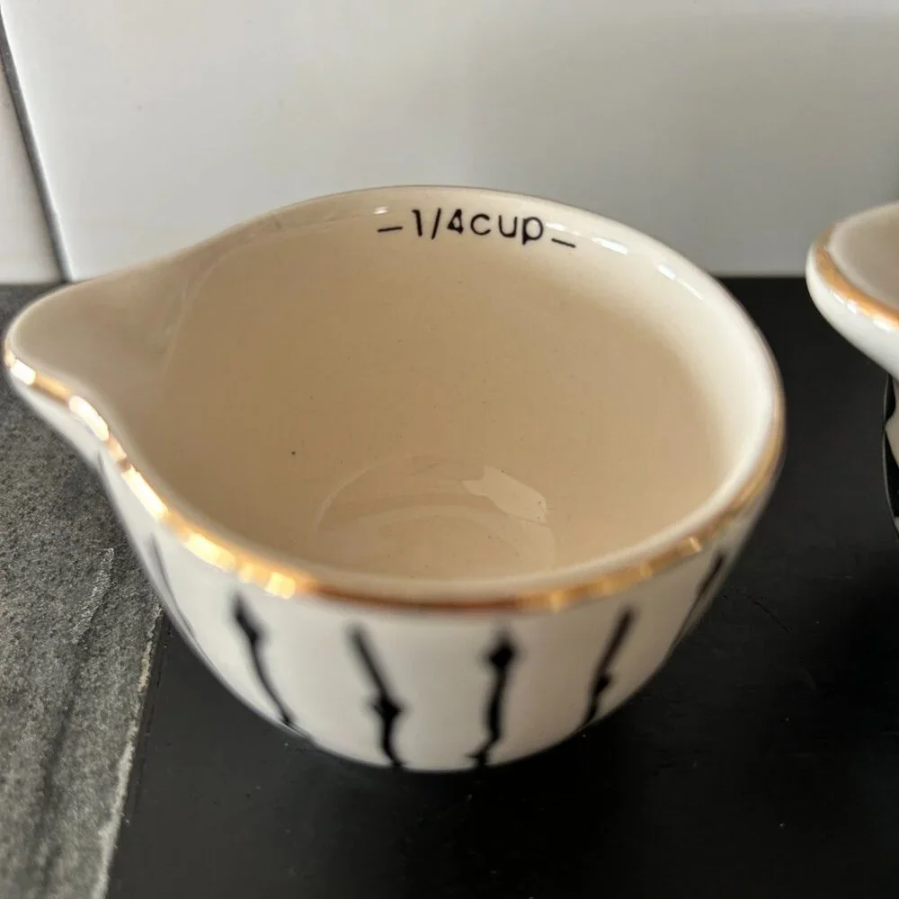 Ceramic Nesting Measuring Cups Set of 4